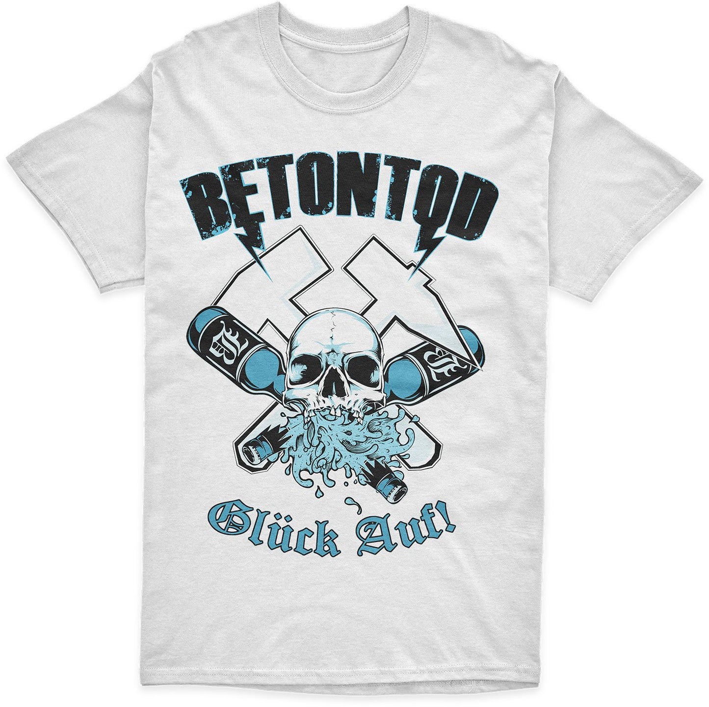 Shirt / GLÜCK AUF - Wir müssen aufhören weniger zu trinken! // weiße Edition