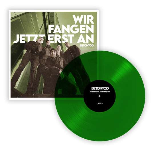 Vinyl / Wir fangen jetzt erst an (Bundle mit exklusivem Poncho für die Festivals! in grün)