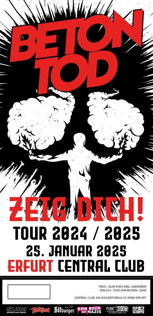 TICKET / ZEIG DICH TOUR 25 / 25.01.2025 / Erfurt - Central Club