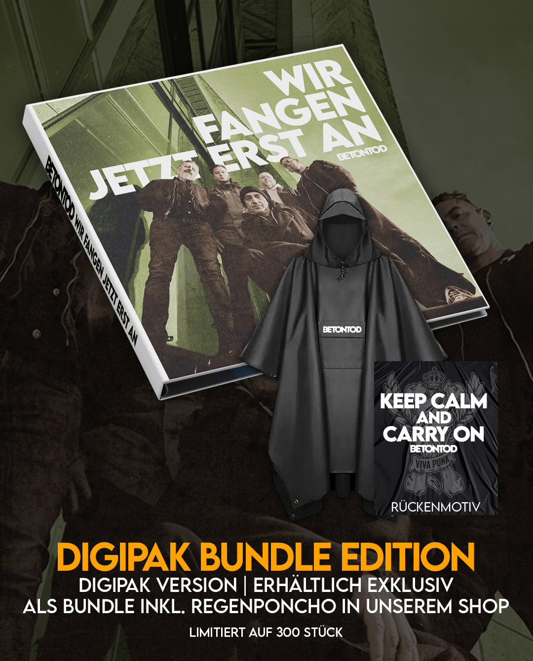 CD / Wir fangen jetzt erst an (Bundle mit exklusivem Poncho für die Festivals!)