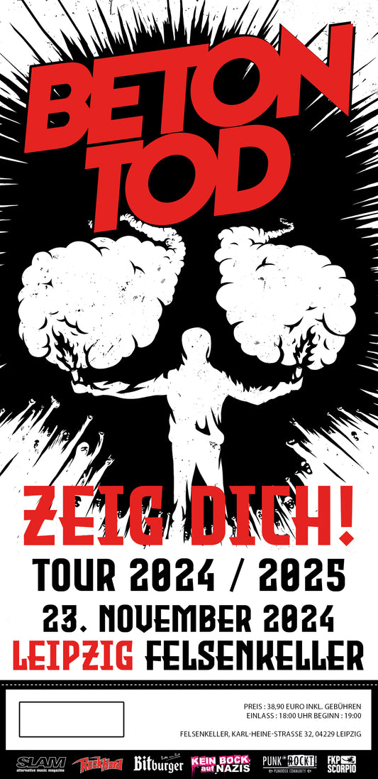 TICKET / ZEIG DICH TOUR 24 / 23.11.2024 / Leipzig - Felsenkeller